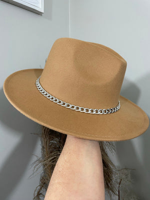 "Sedona" Tan Chain Hat