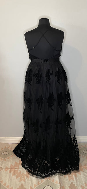 Midsummers Night Dress ~ Plus ~ Black