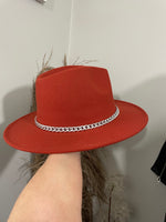 "Sedona" Rust Chain Hat