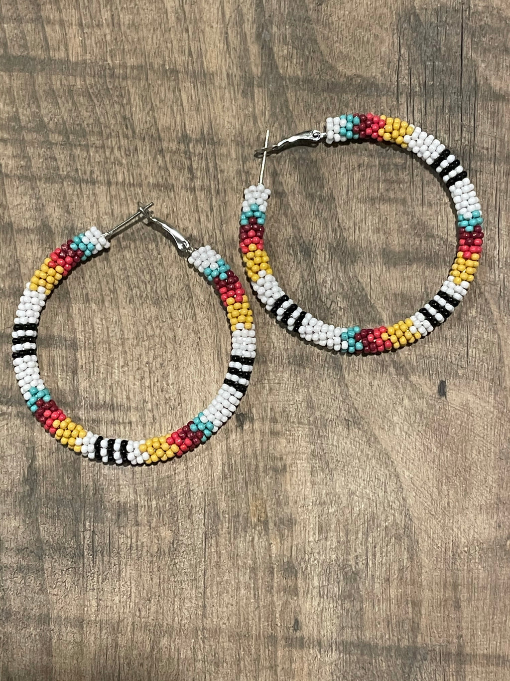 Aztec Wild  Bead Earrings