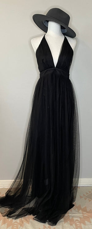 Voyager’s Dream Mesh Dress ~ Black