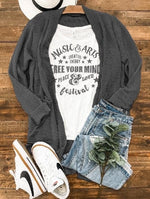 Cami Cardigan ~ Charcoal