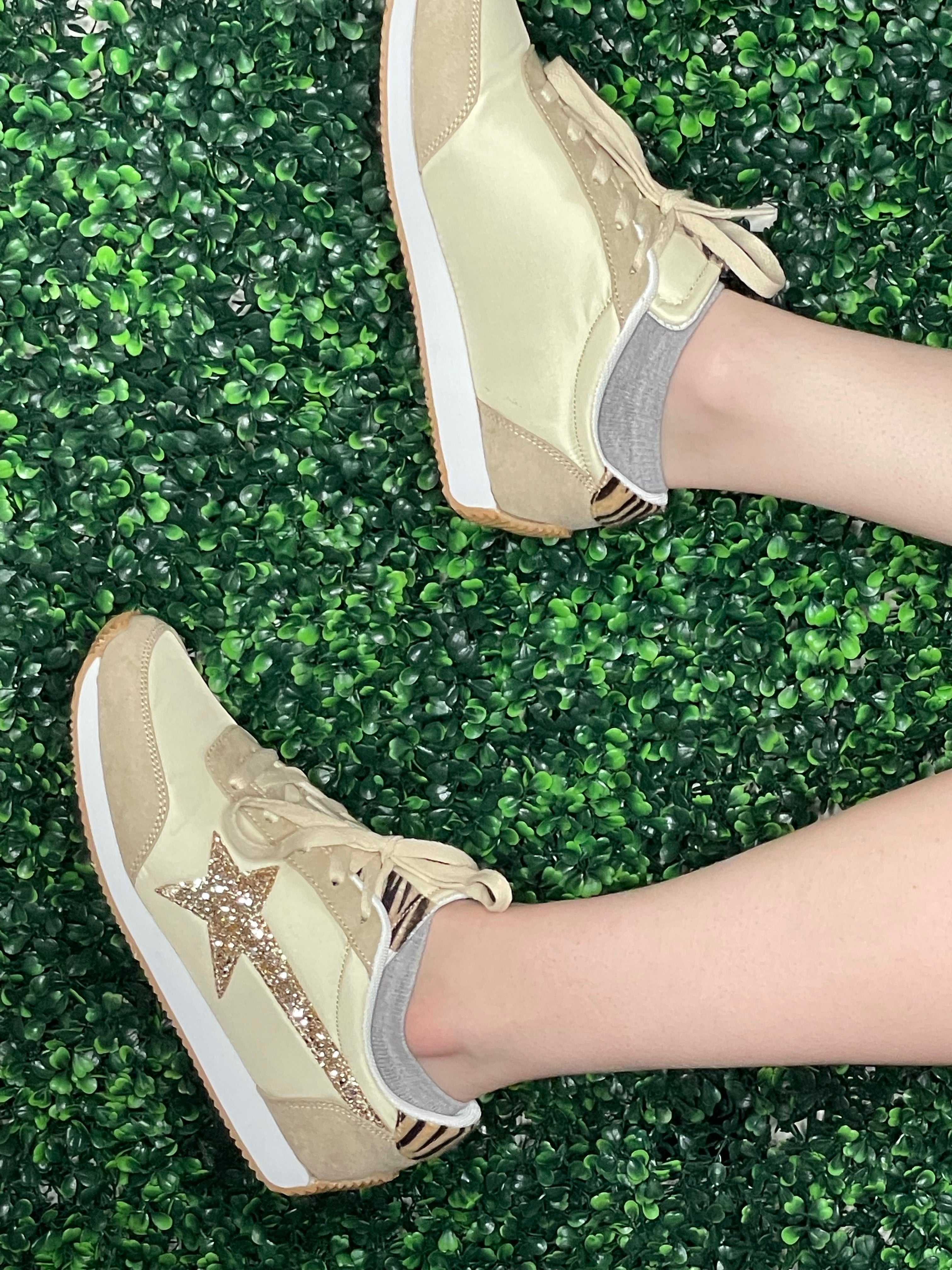 Shay Vintage Gold Sneaker