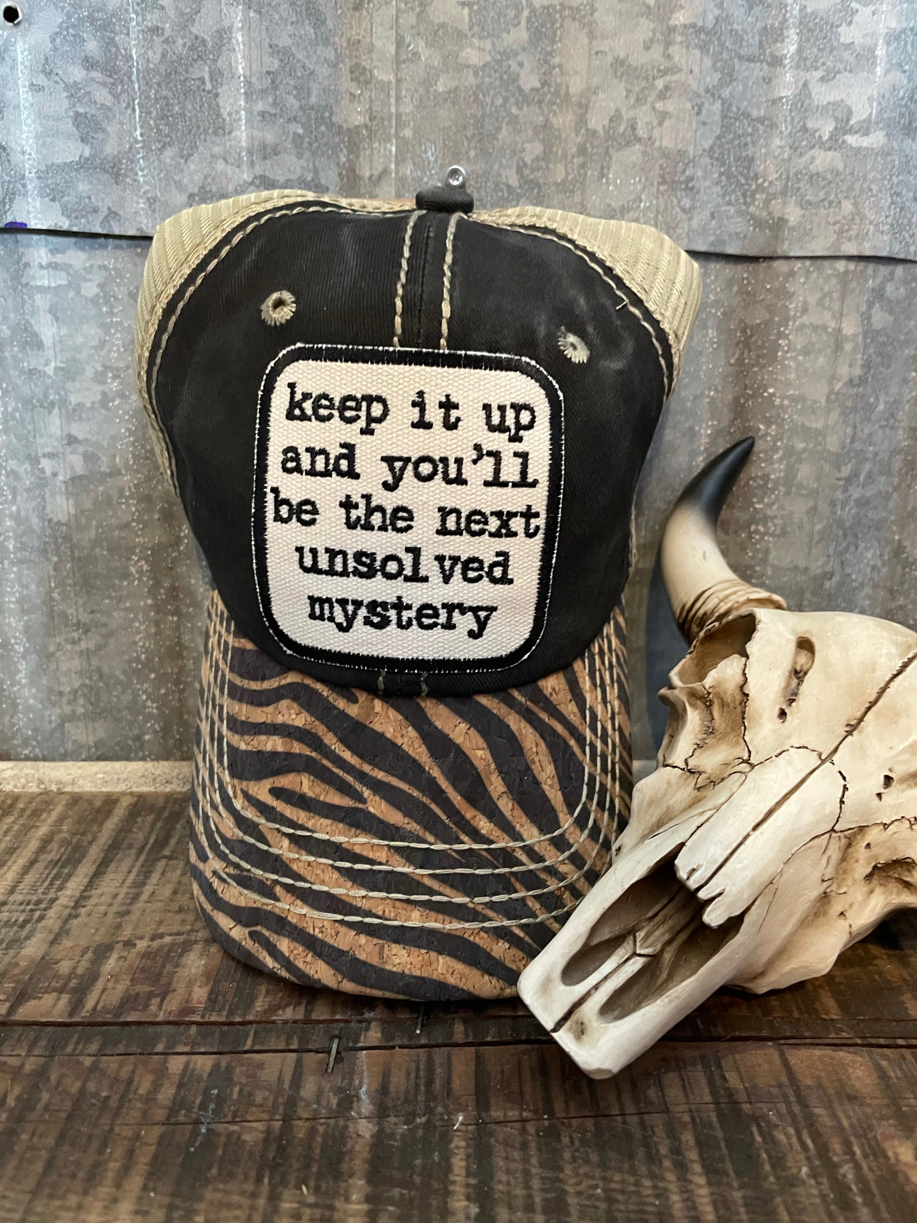 Unsolved Mystery - Cork Zebra Trucker Hat